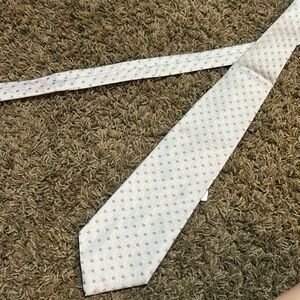 NWT Stonehenge Grey‎ Blue Printed Tie